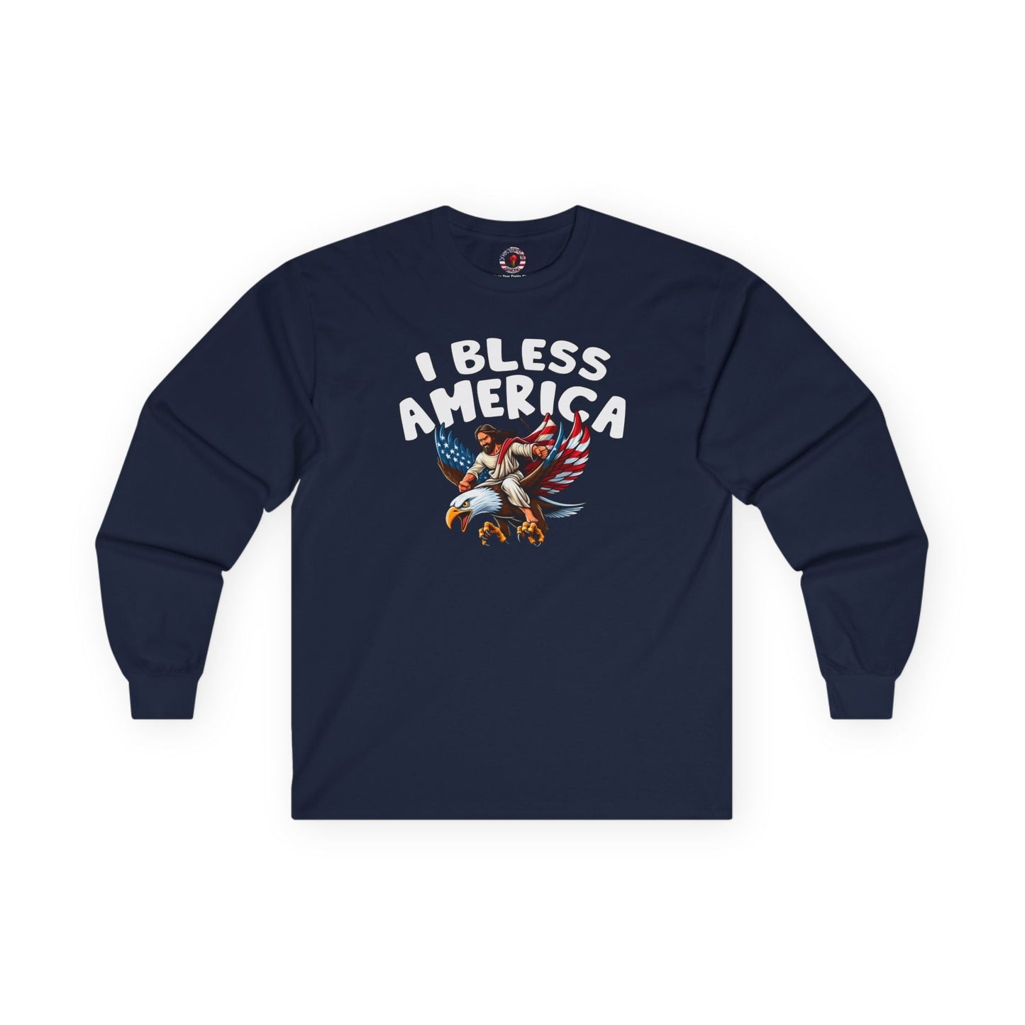 I Bless America Long Sleeve Tee The Devil's Pickle