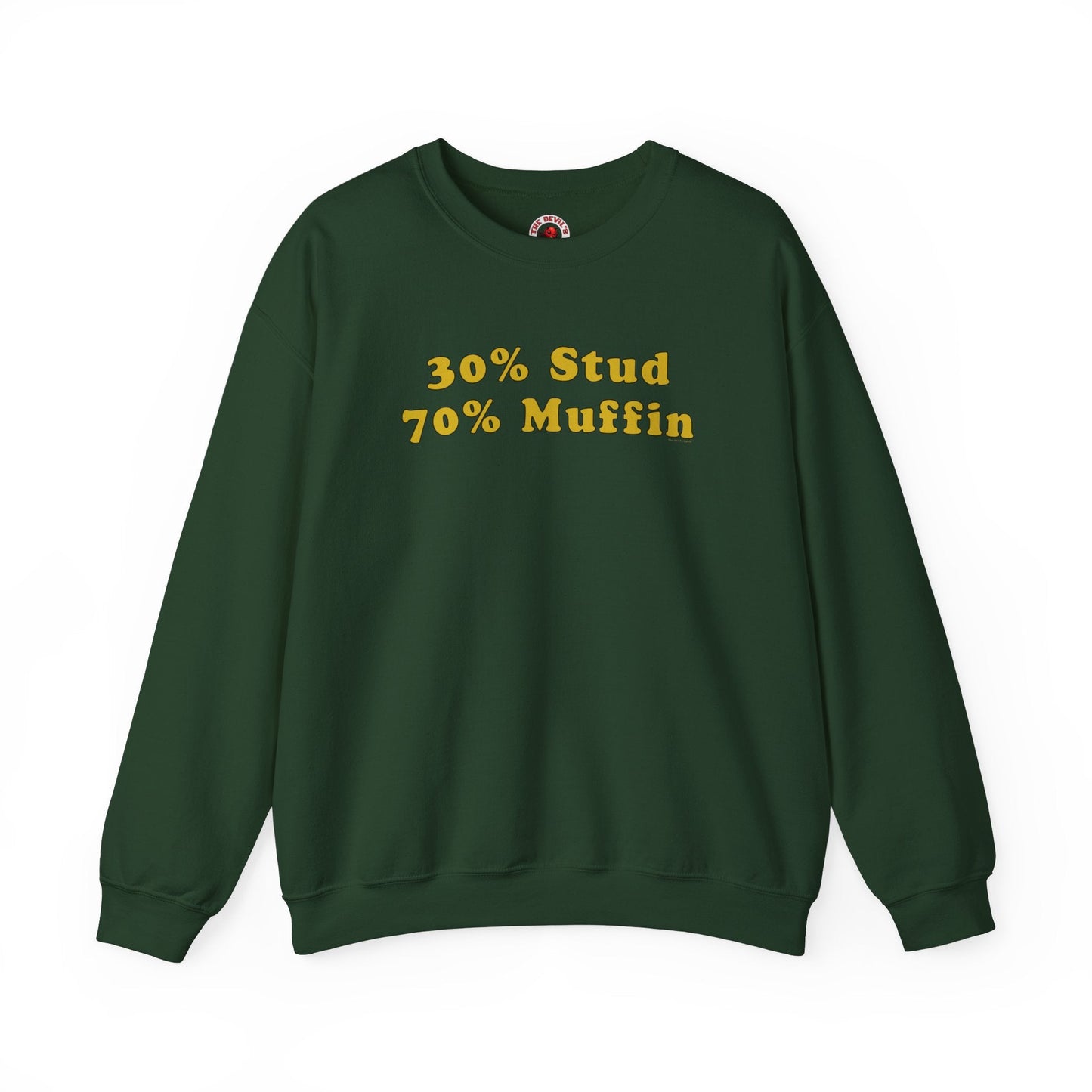 30% Stud 70% Muffin Crewneck Sweatshirt The Devil's Pickle