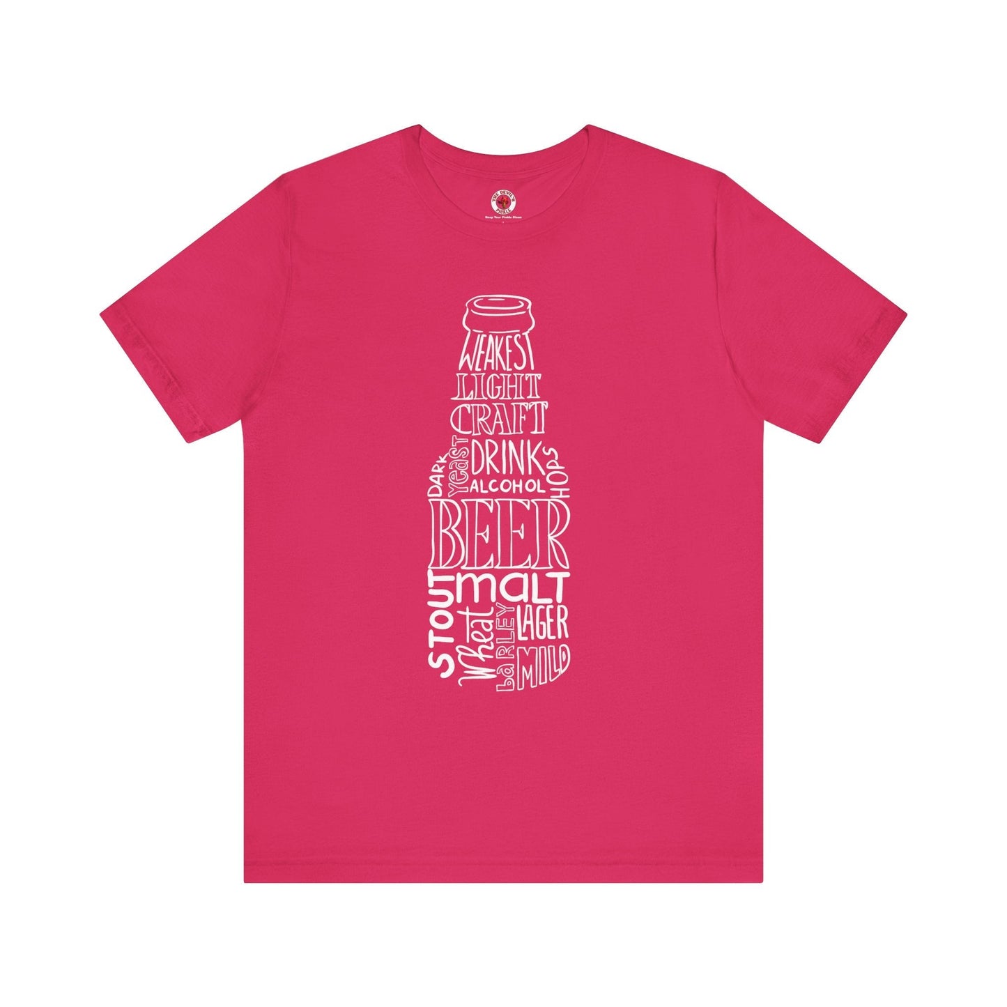 Beer Bottle of Words T-Shirt The Devil's Pickle