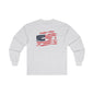 Raise It High American Flag Long Sleeve Tee