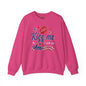 Kiss Me I Am An American Crewneck Sweatshirt The Devil's Pickle