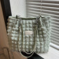 Elegant Women's Structured Pleated Bubble Shoulder Bag