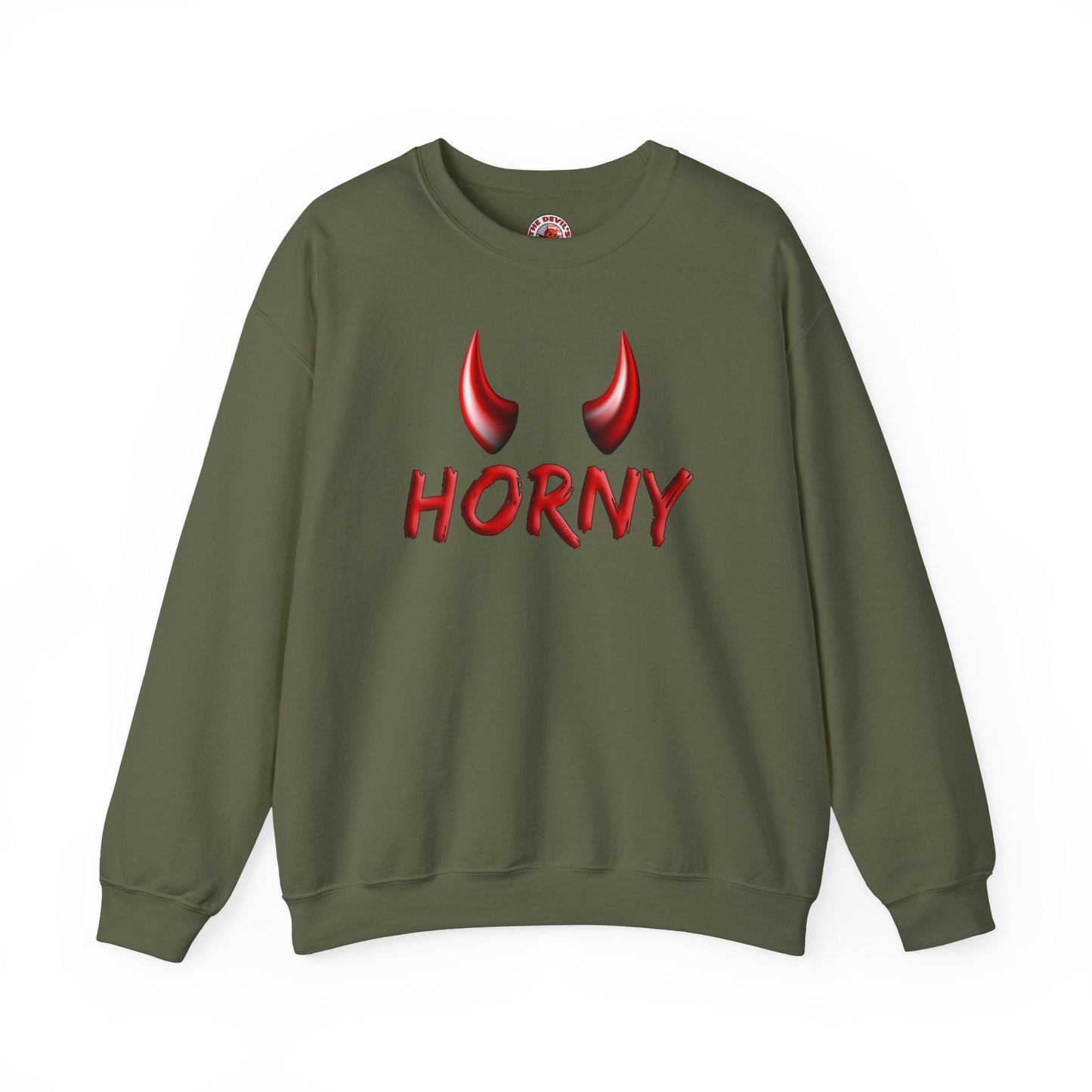 Horny Crewneck Sweatshirt The Devil's Pickle