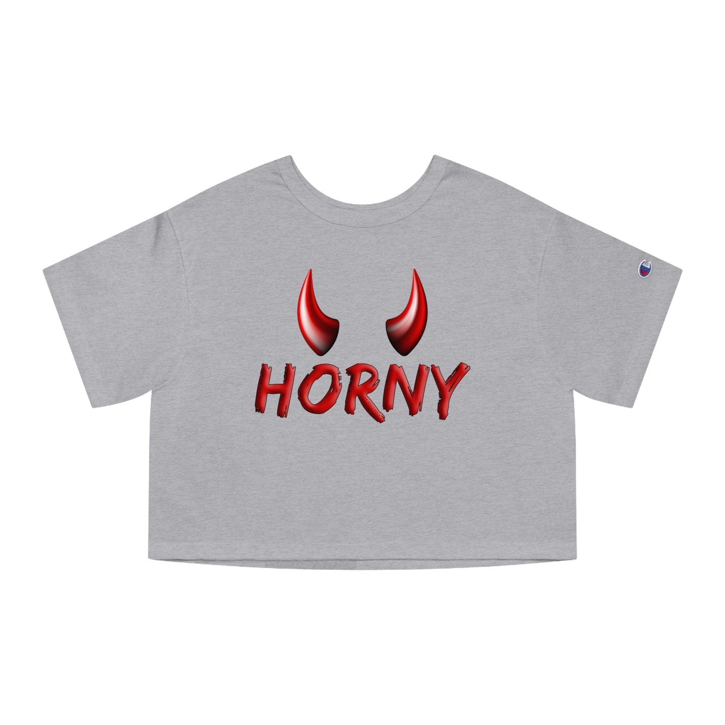 Horny Cropped T-Shirt The Devil's Pickle