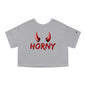 Horny Cropped T-Shirt The Devil's Pickle