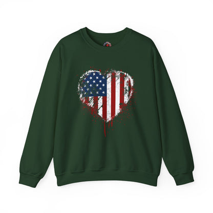 American Heart Crewneck Sweatshirt The Devil's Pickle
