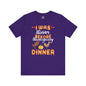 I Was Thinner Before Thanksgiving Dinner T-Shirt The Devil's Pickle