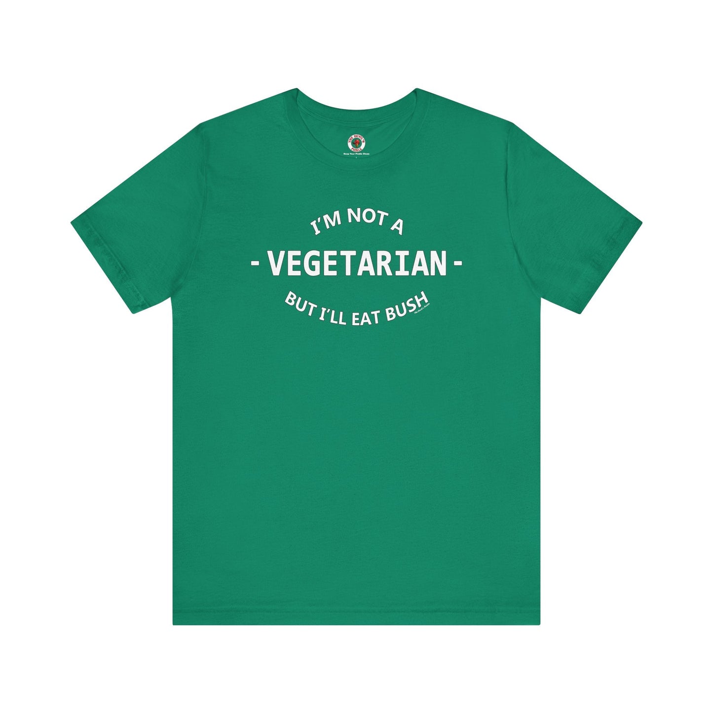 I'm Not A Vegetarian T-Shirt The Devil's Pickle