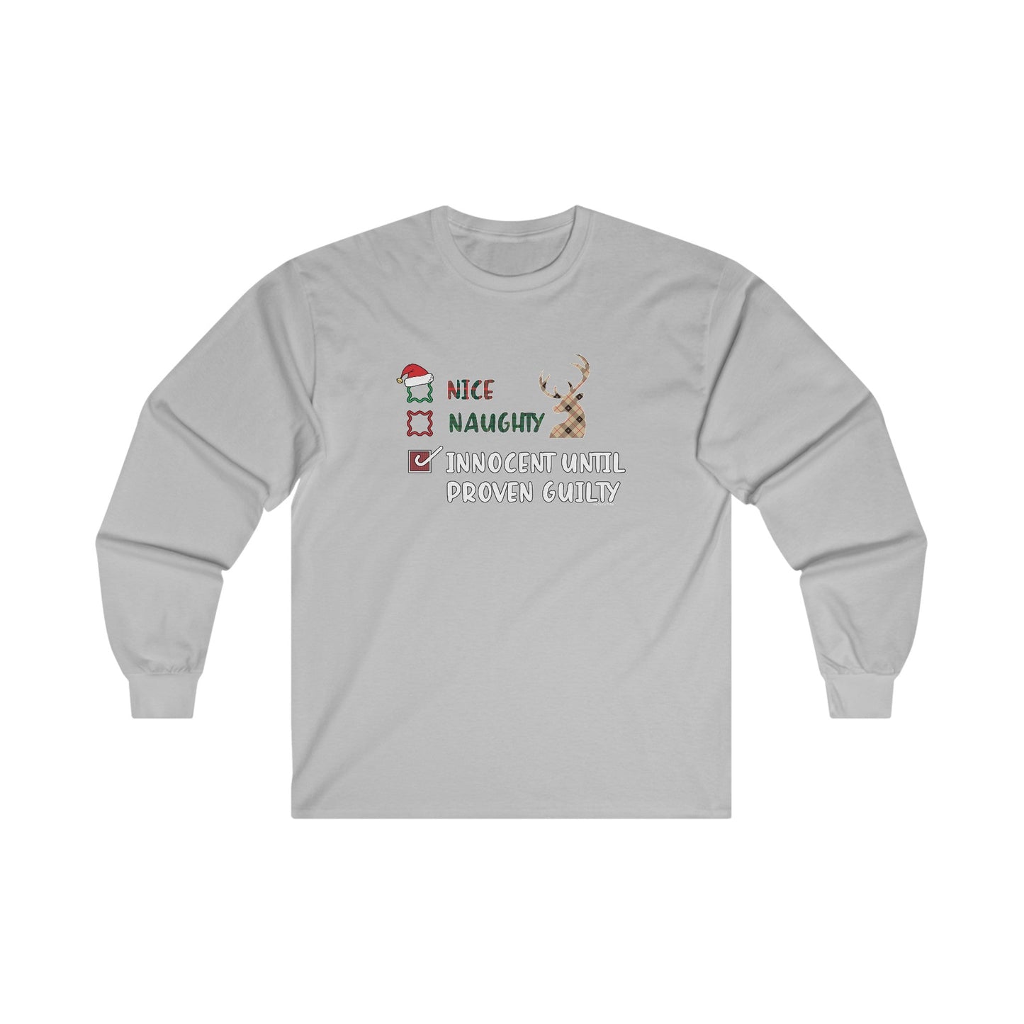Innocent Until Proven Guilty Long Sleeve Tee The Devil's Pickle