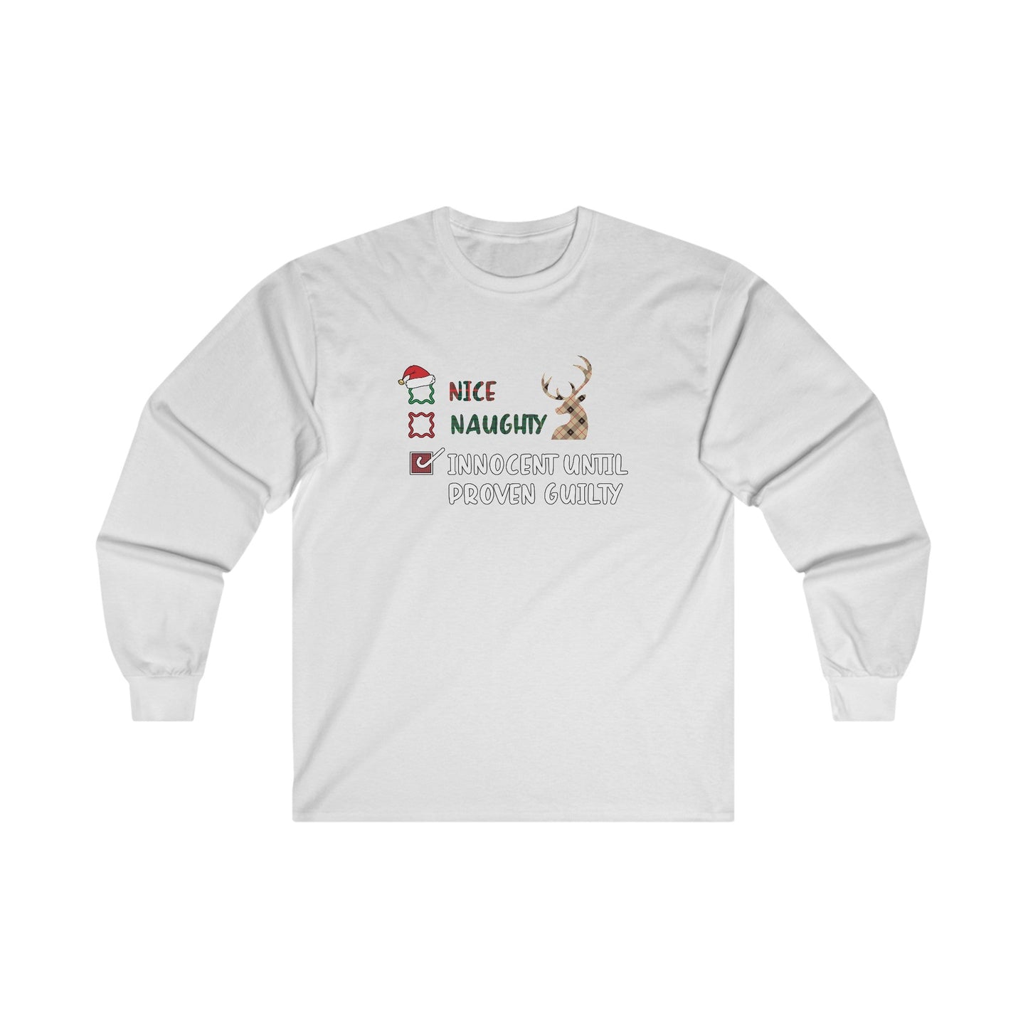 Innocent Until Proven Guilty Long Sleeve Tee The Devil's Pickle
