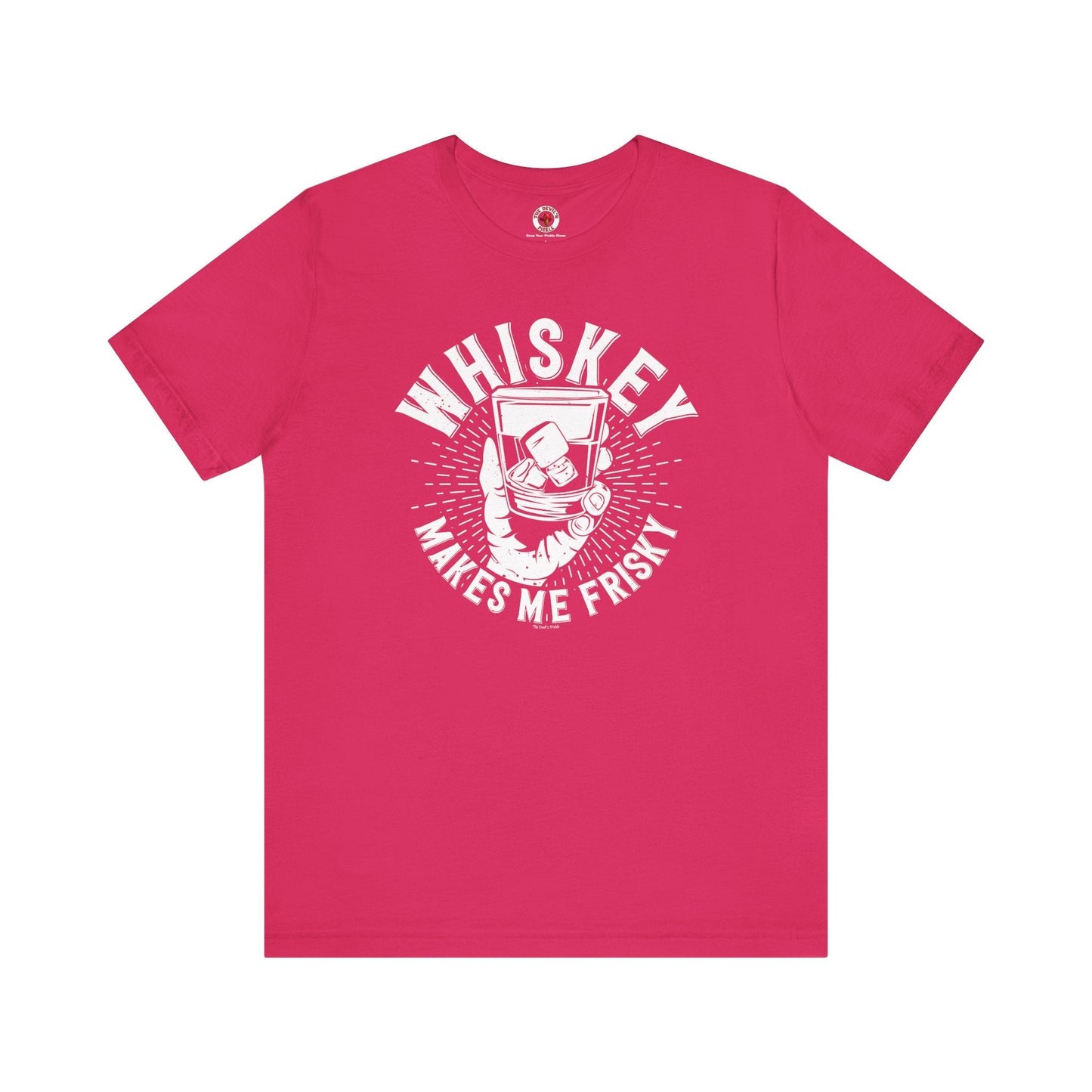 Whiskey Makes Me Frisky T-Shirt The Devil's Pickle