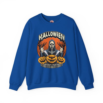Screamer Killer Ghost Halloween Crewneck Sweatshirt The Devil's Pickle