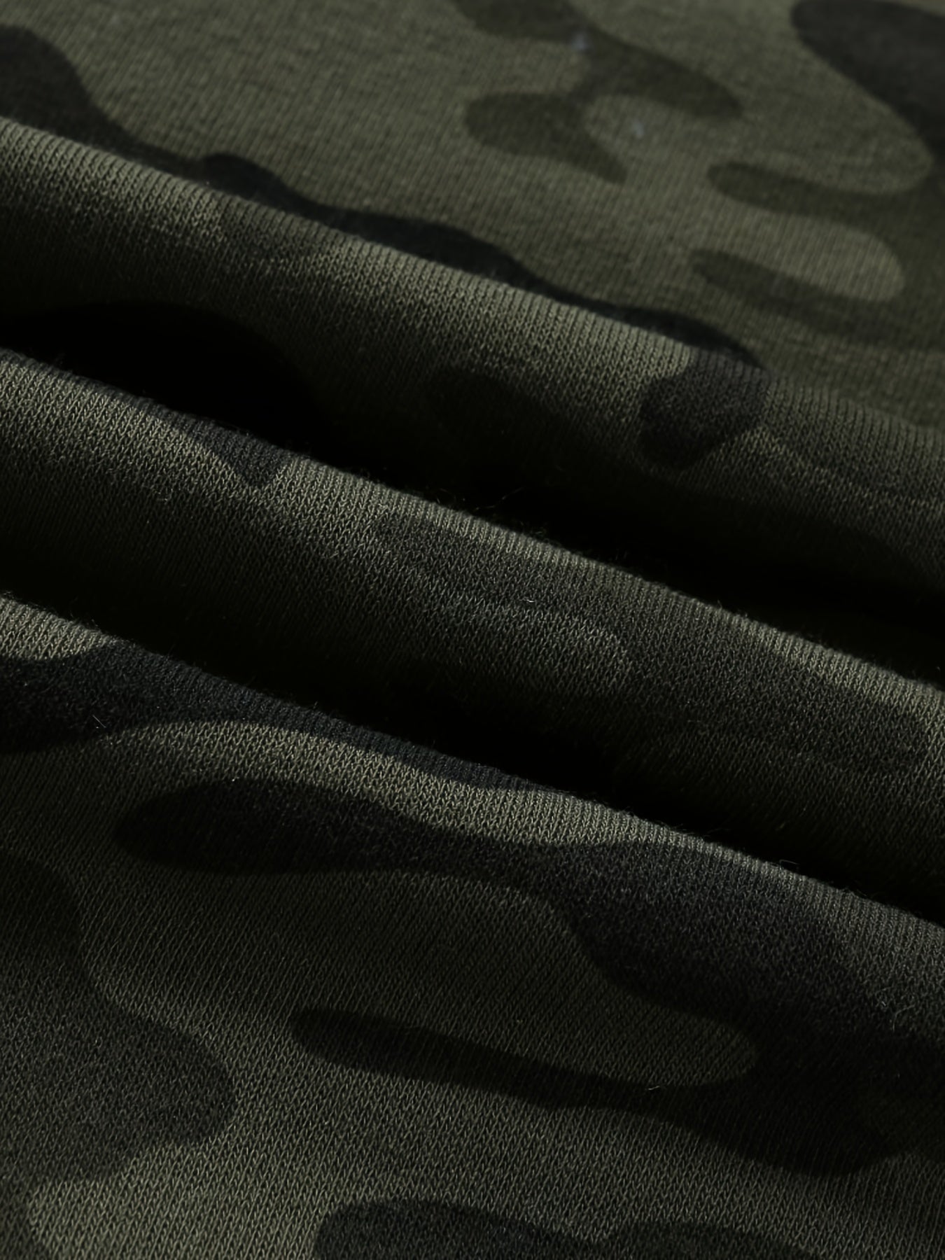 Men's Camouflage Loose Pullover Hooded Fleece Sweatshirt for Autumn And Winter, Hooded, Fleece NovaCart