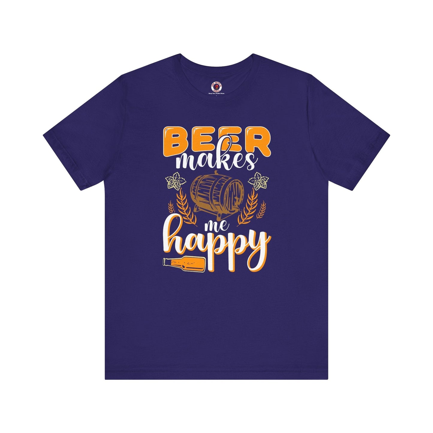 Beer Makes Me Happy T-Shirt The Devil's Pickle
