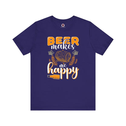 Beer Makes Me Happy T-Shirt The Devil's Pickle