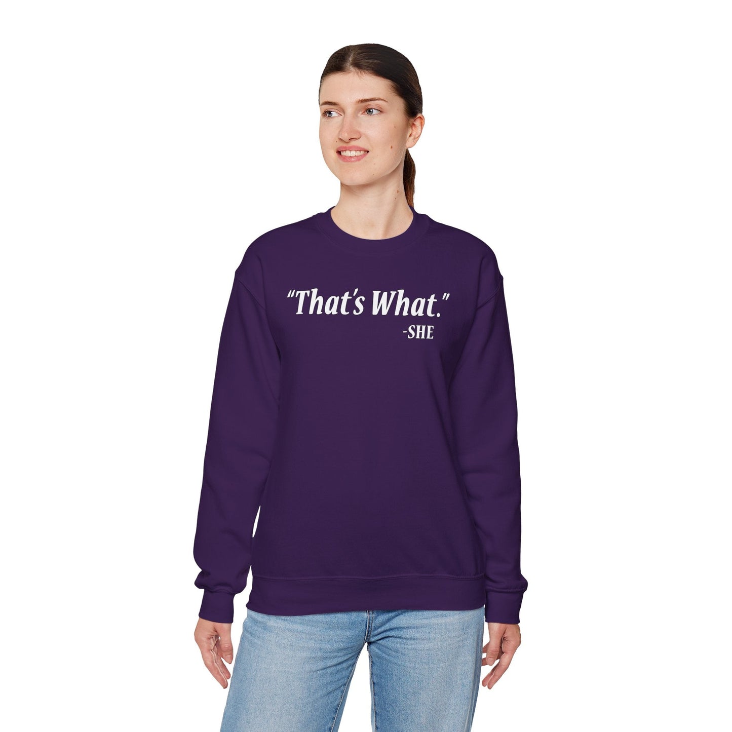 That's What She Said Crewneck Sweatshirt The Devil's Pickle