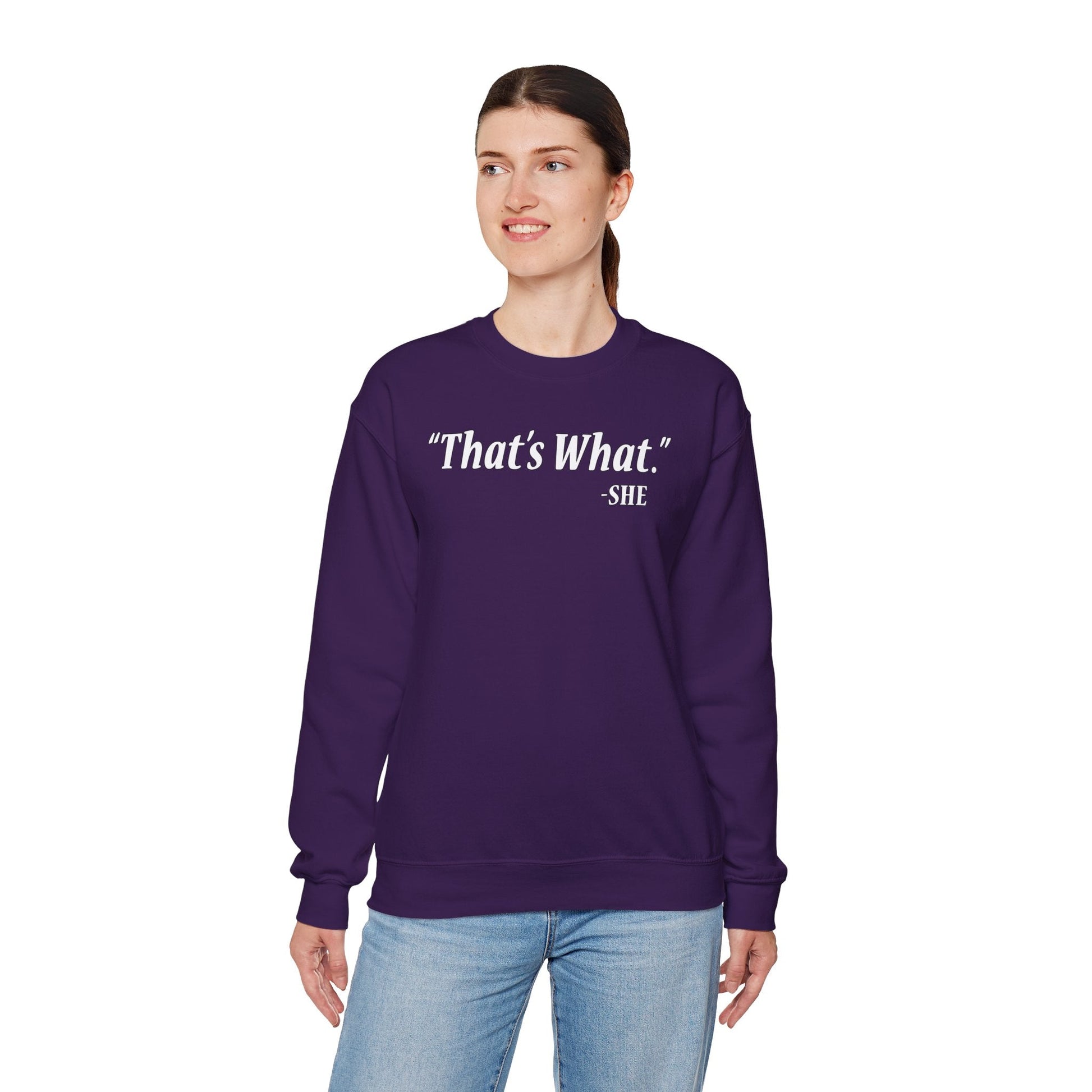 That's What She Said Crewneck Sweatshirt The Devil's Pickle
