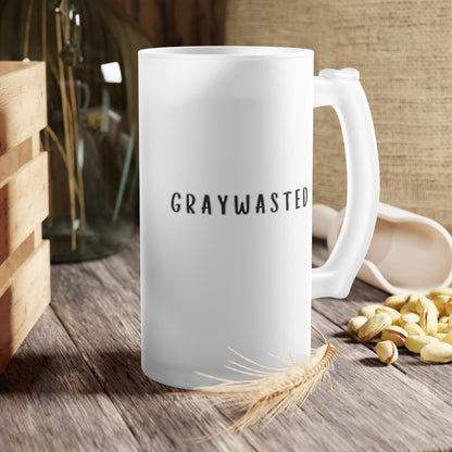 Customized Frosted Glass Beer Mug - Perfect for Parties & Celebrations Grayceful LLC