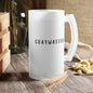 Customized Frosted Glass Beer Mug - Perfect for Parties & Celebrations Grayceful LLC