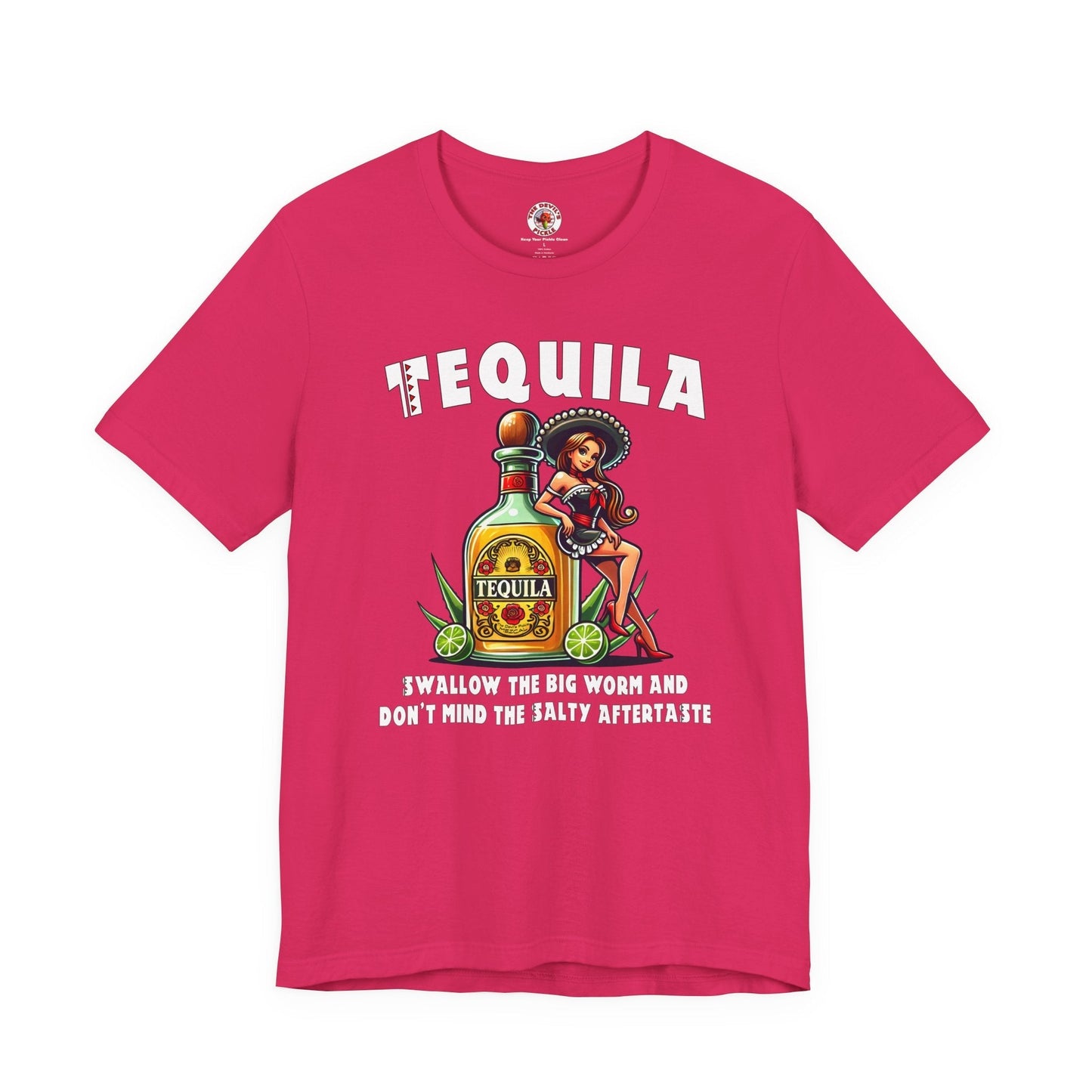 Tequila Swallow The Big Worm T-Shirt The Devil's Pickle