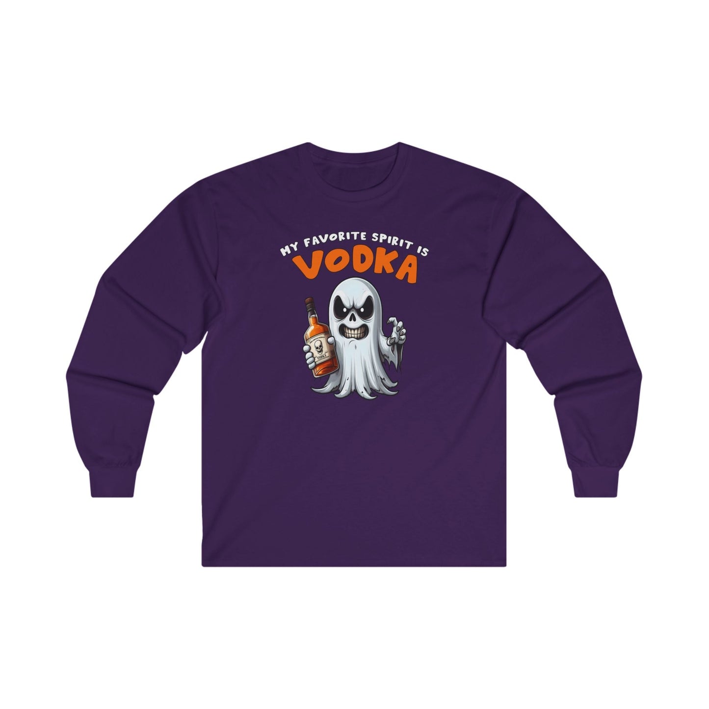 My Favorite Spirit Is Vodka Long Sleeve Tee The Devil's Pickle