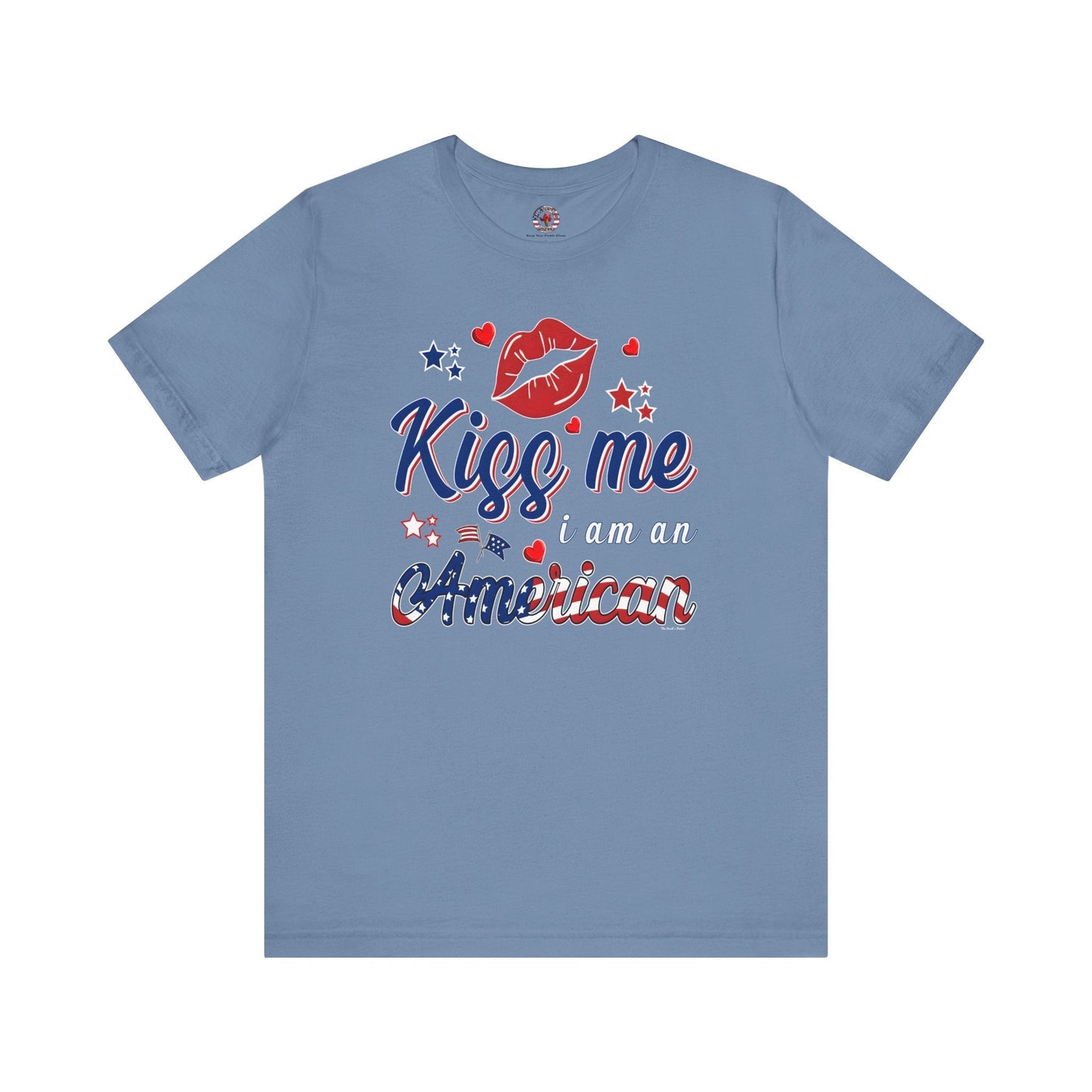 Kiss Me I Am An American T-Shirt The Devil's Pickle