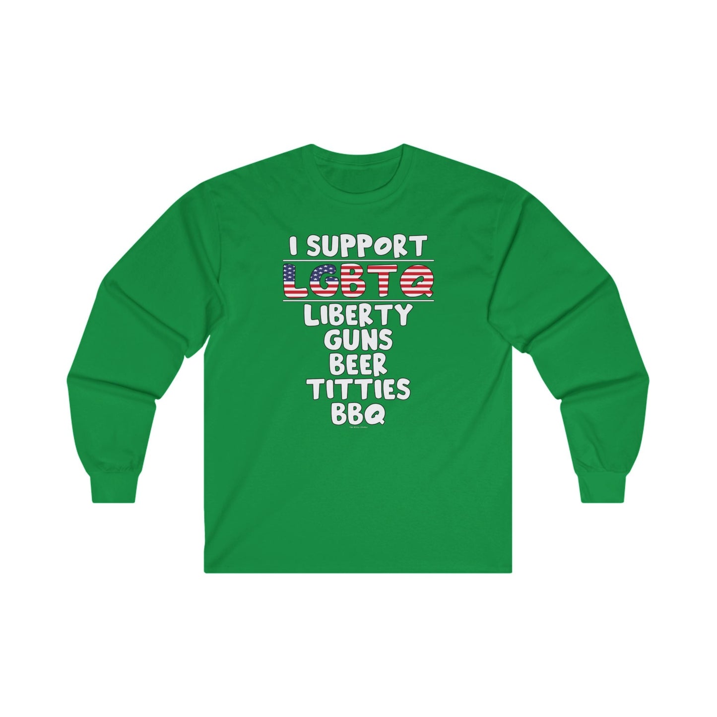 I Support LGBTQ Long Sleeve Tee The Devil's Pickle