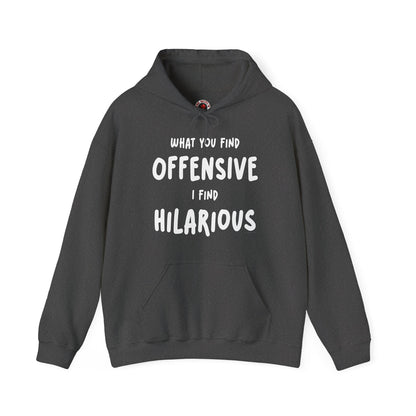 What You Find Offensive I Find Hilarious Hooded Sweatshirt The Devil's Pickle