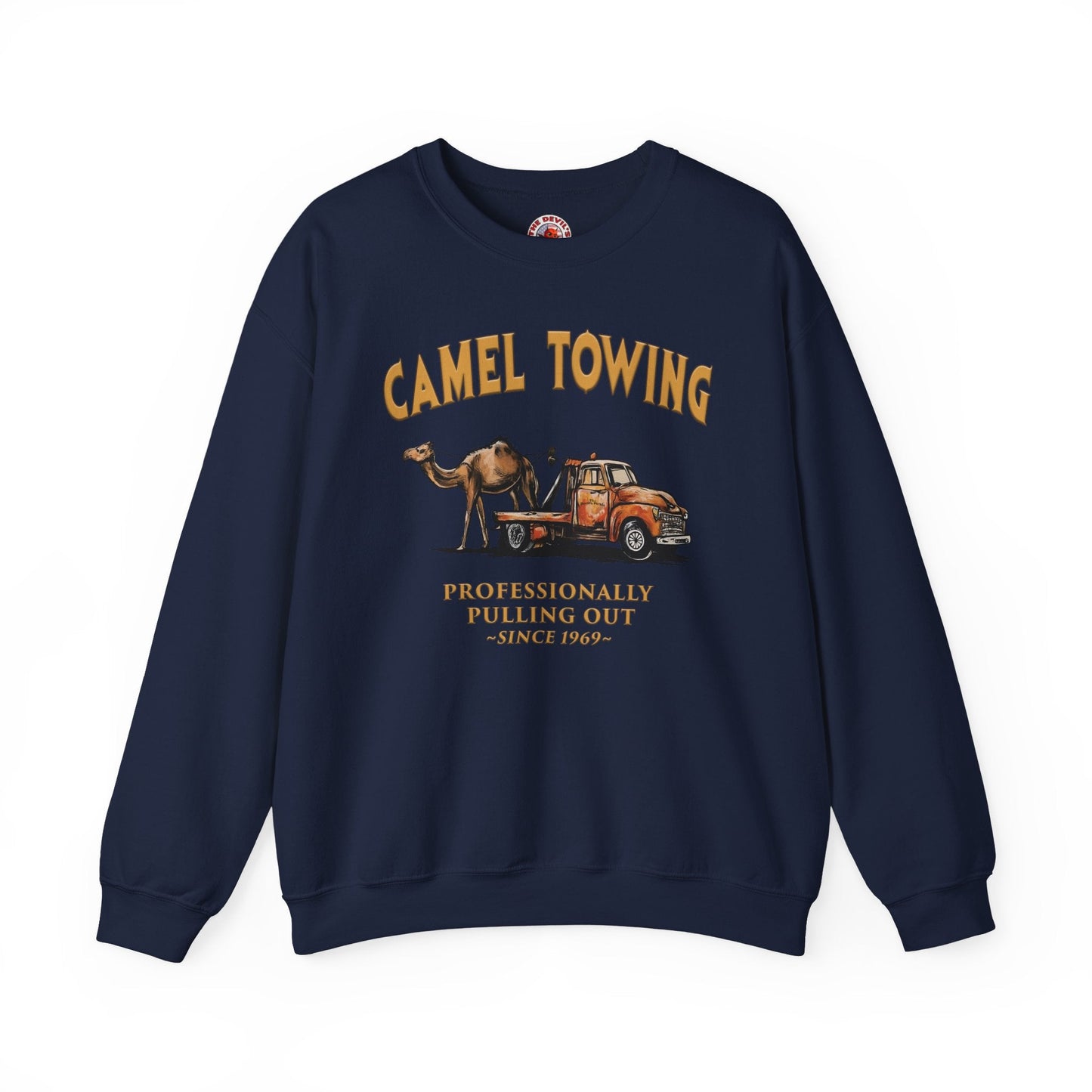 Camel Towing Crewneck Sweatshirt The Devil's Pickle