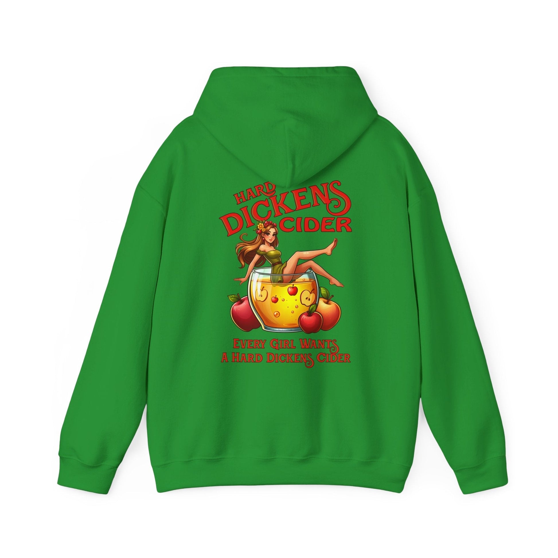 Hard Dickens Cider Front/Back Hooded Sweatshirt The Devil's Pickle