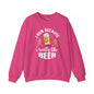 I Run Because I Really Like Beer Crewneck Sweatshirt The Devil's Pickle
