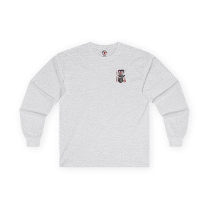 Patriotic Skull Long Sleeve Tee The Devil's Pickle