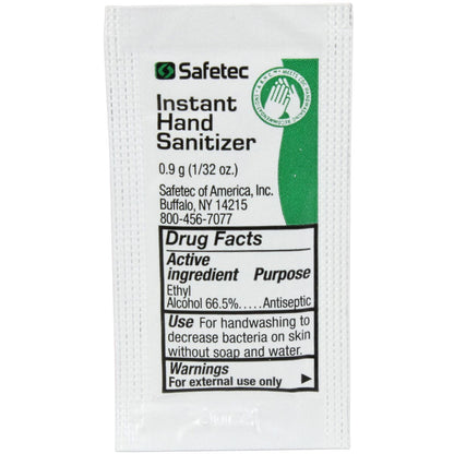 Hand Sanitizer Fresh, .9gm. Pouch, 25 per box quakekits.com
