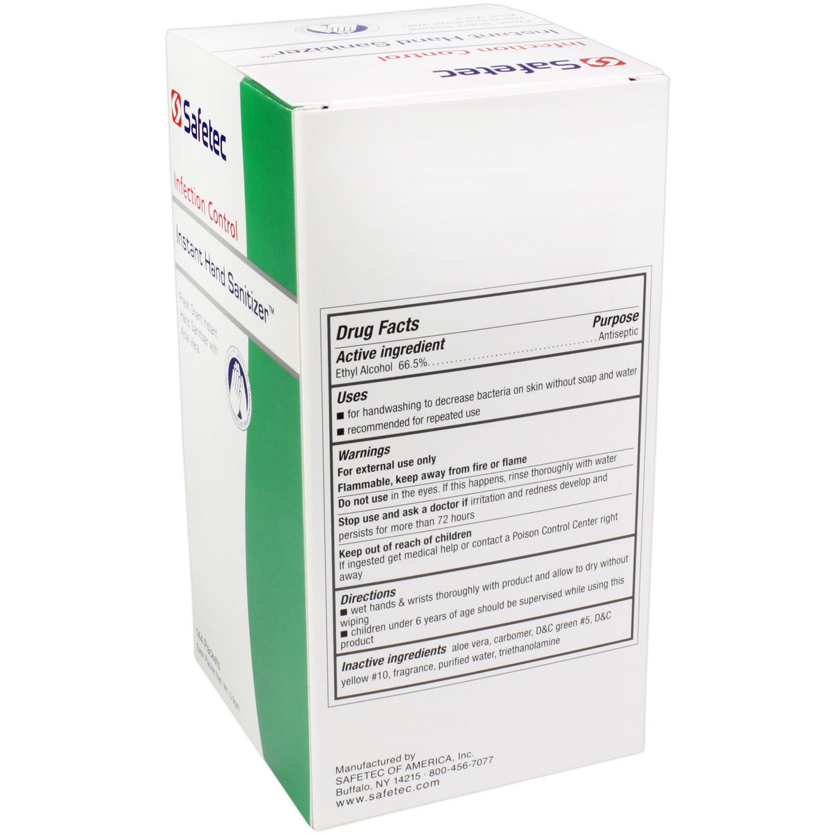 Hand Sanitizer Fresh, .9gm. Pouch, 144 per box quakekits.com