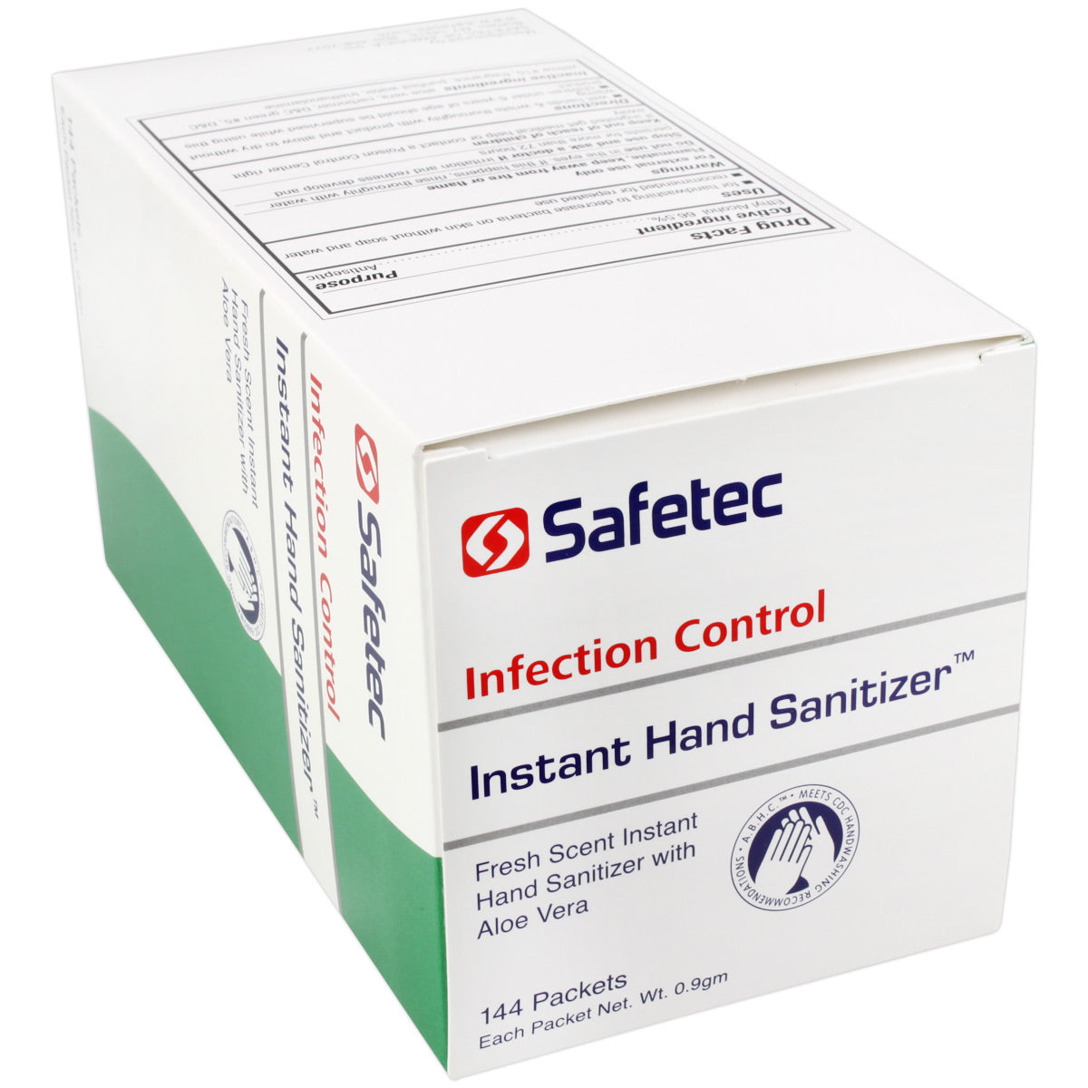 Hand Sanitizer Fresh, .9gm. Pouch, 144 per box quakekits.com