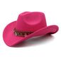 Western Charm Woolen Cowgirl Hat Country in My Heart