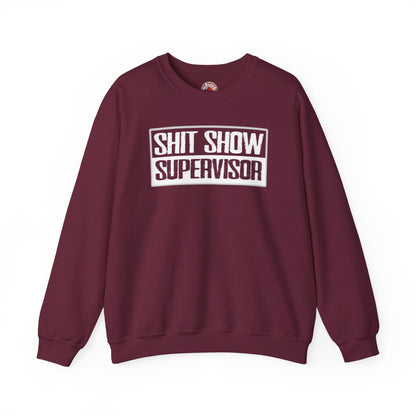 Shit Show Supervisor Crewneck Sweatshirt The Devil's Pickle