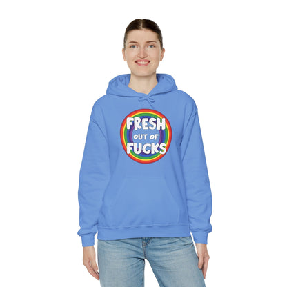 Fresh Out Of Fucks Hooded Sweatshirt The Devil's Pickle
