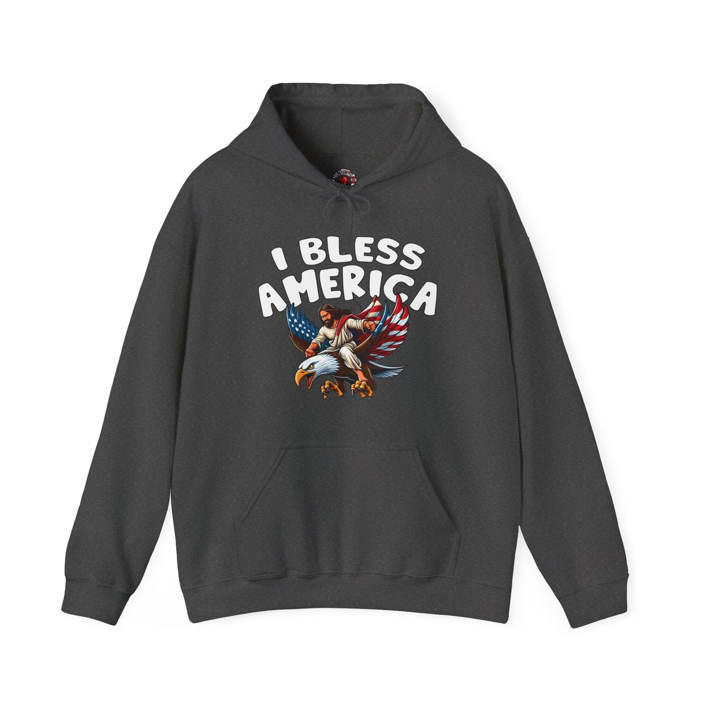 I Bless America Hooded Sweatshirt The Devil's Pickle