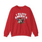 I Bless America Crewneck Sweatshirt The Devil's Pickle