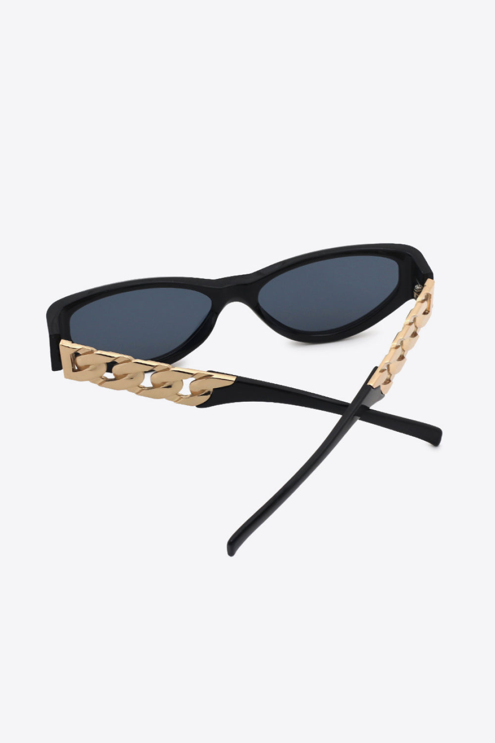Chain Detail Temple Cat Eye Sunglasses New Era Fashion LLc