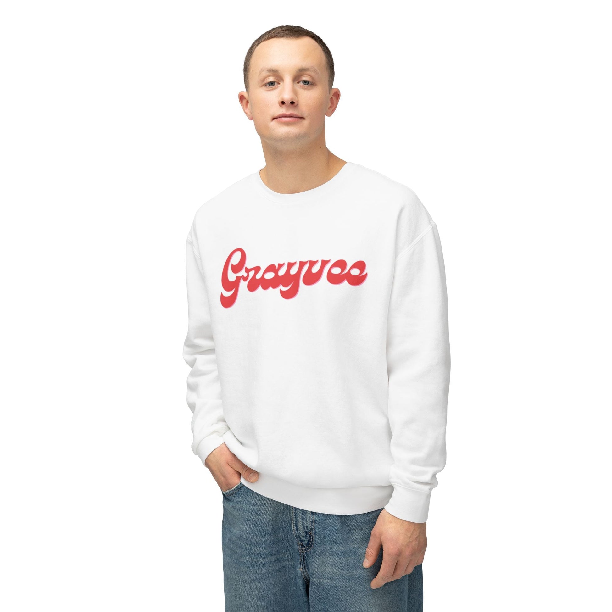 Unisex Lightweight Crewneck Sweatshirt "Grayvee" Grayceful LLC