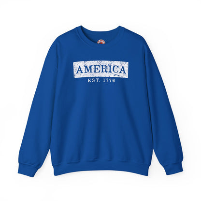 America Est. 1776 Crewneck Sweatshirt The Devil's Pickle