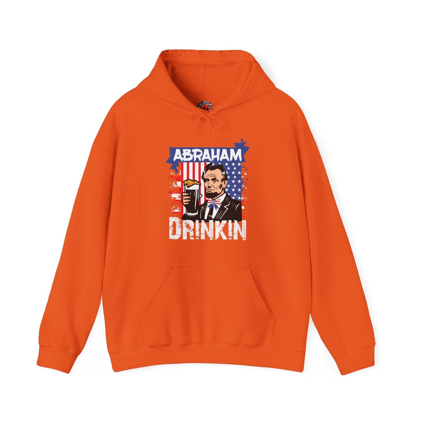 Abraham Drinking Hooded Sweatshirt The Devil's Pickle