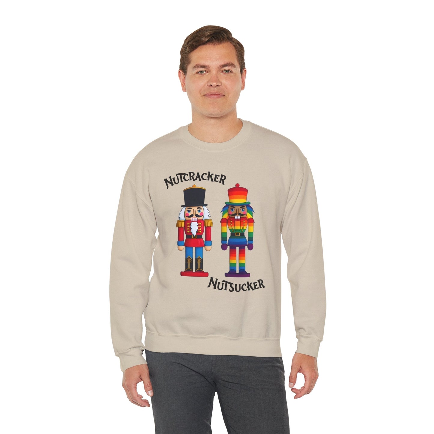 Nutcracker or Nutsucker Crewneck Sweatshirt The Devil's Pickle