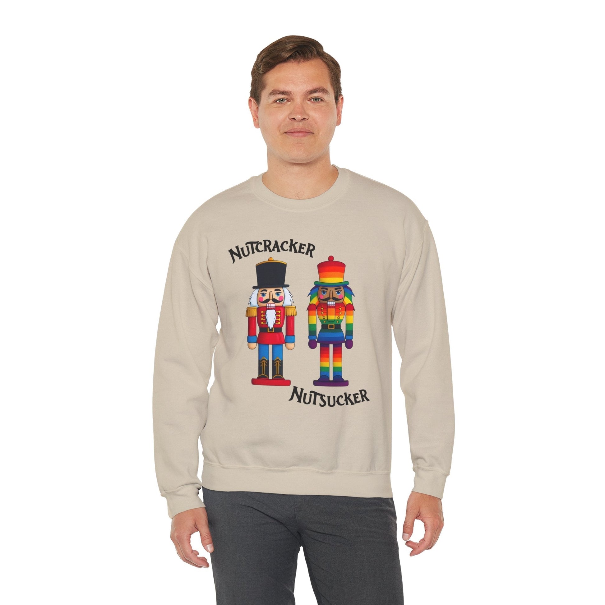 Nutcracker or Nutsucker Crewneck Sweatshirt The Devil's Pickle