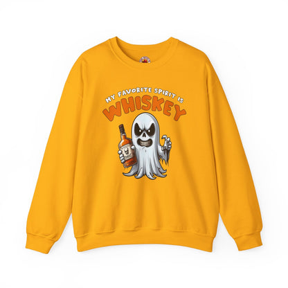 My Favorite Spirit Is Whiskey Crewneck Sweatshirt The Devil's Pickle