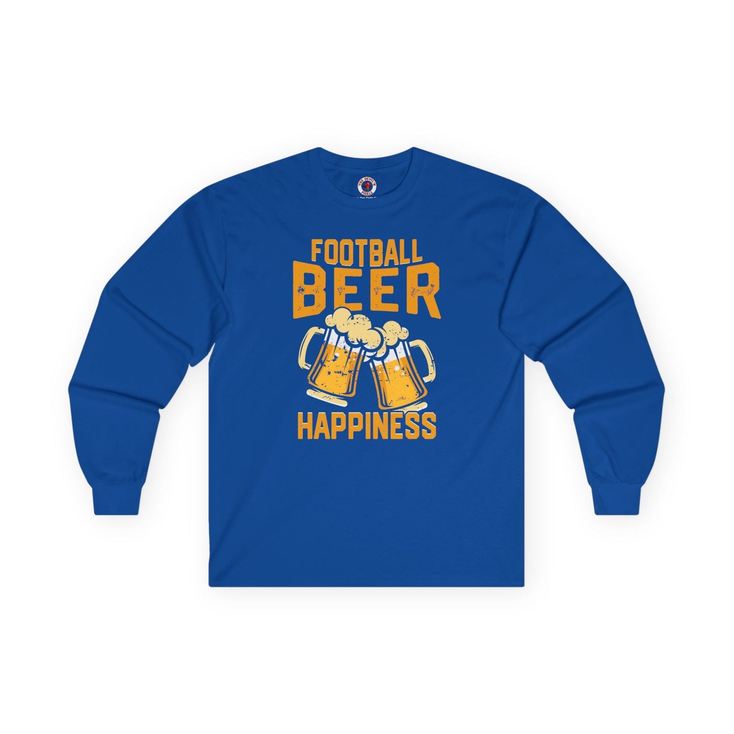 Football Beer and Happiness Long Sleeve Tee The Devil's Pickle