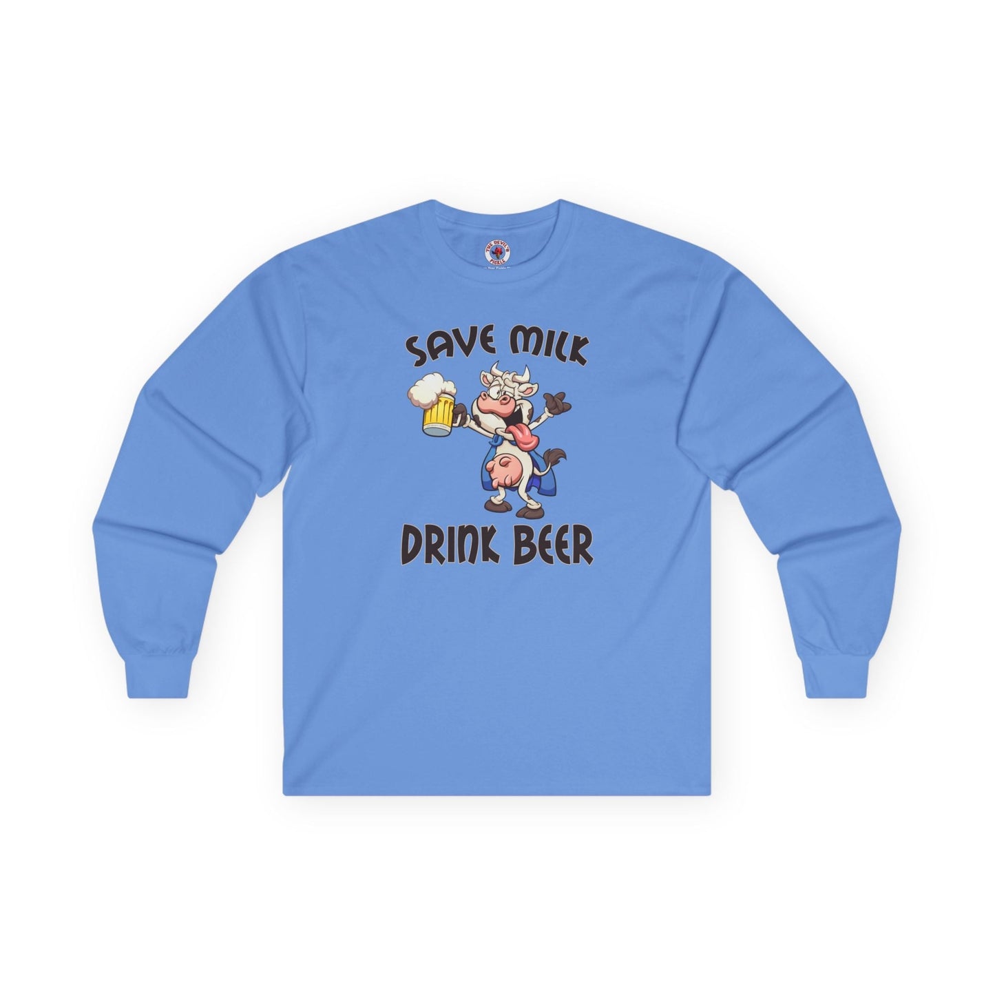 Save Milk Drink Beer Long Sleeve Tee The Devil's Pickle
