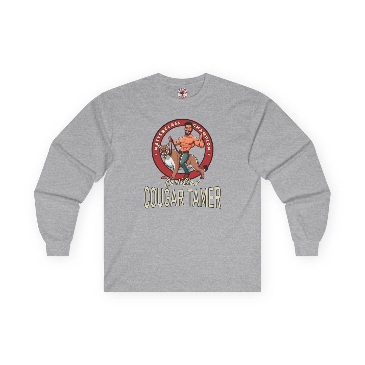 Certified Cougar Tamer Long Sleeve Tee The Devil's Pickle